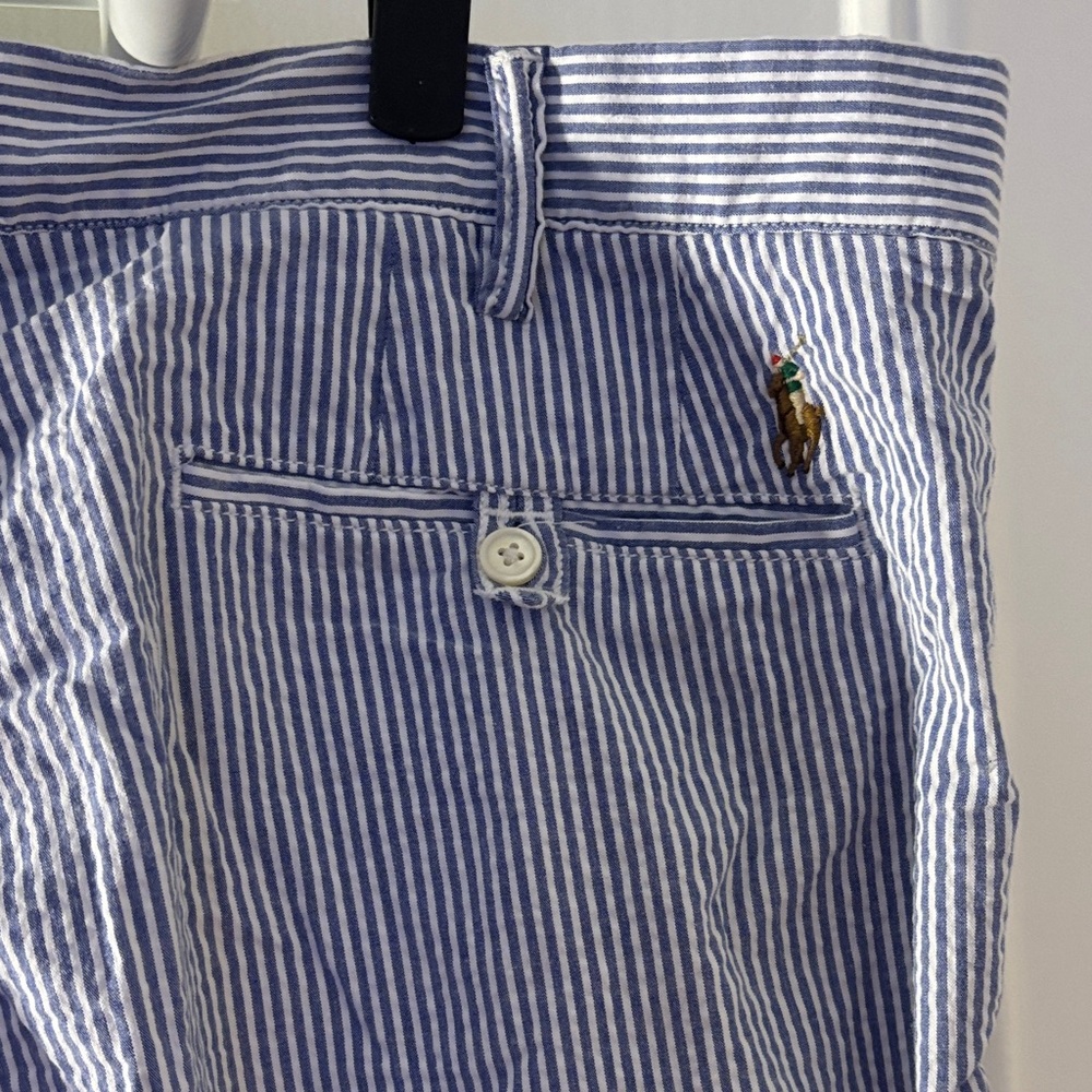 Polo Ralph Lauren Blue and White Striped Men's Shorts - Picture 5 of 16